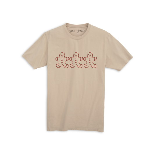 Gingerbread Organic Cotton Tee T-shirt Sue and Jane