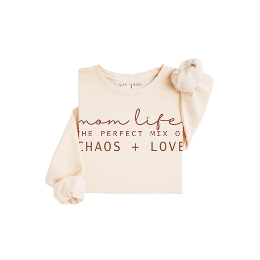 Mom Life Organic Crewneck