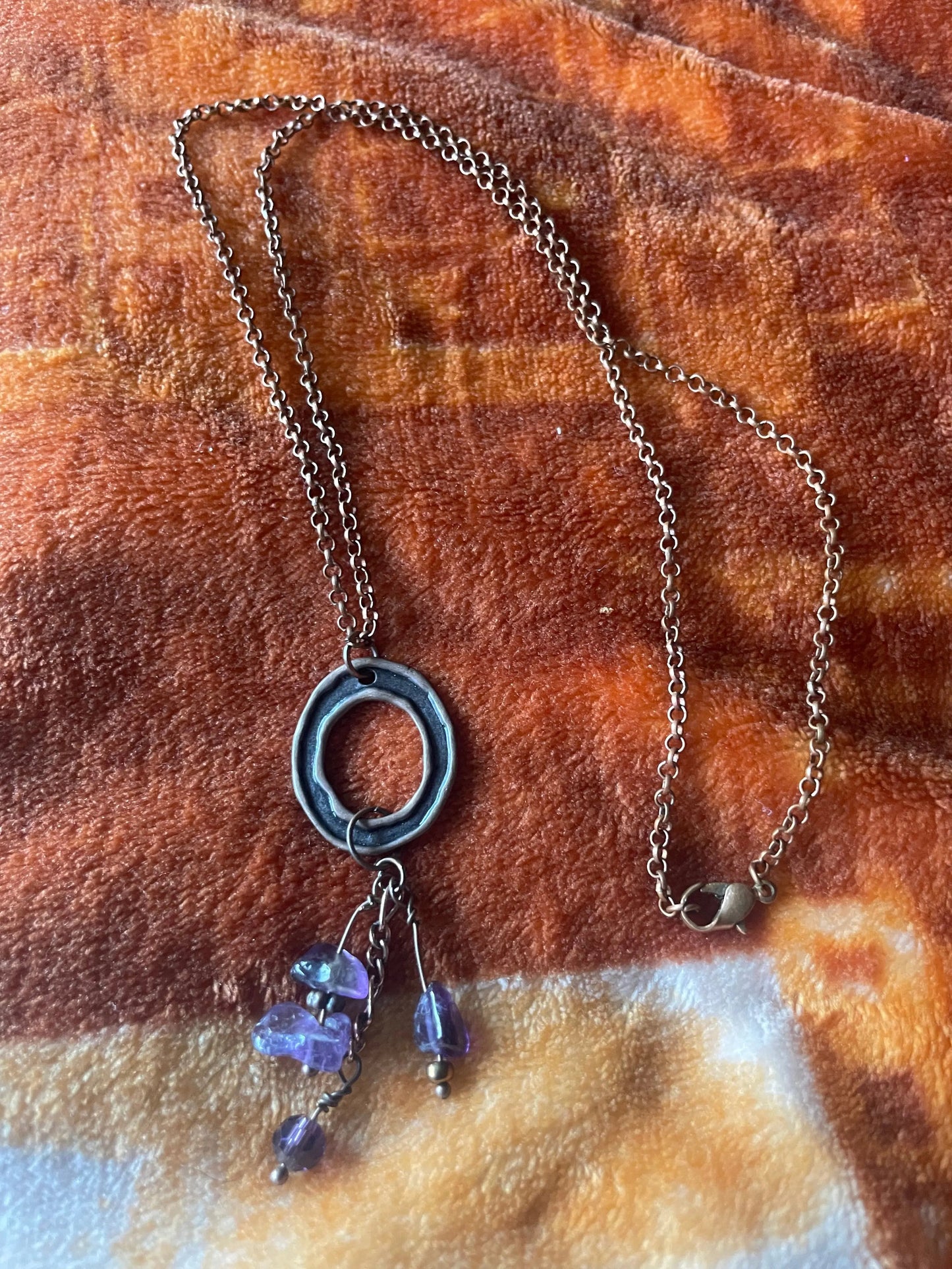 Amethyst Protection Elegant Necklace by Beauty by Dani
