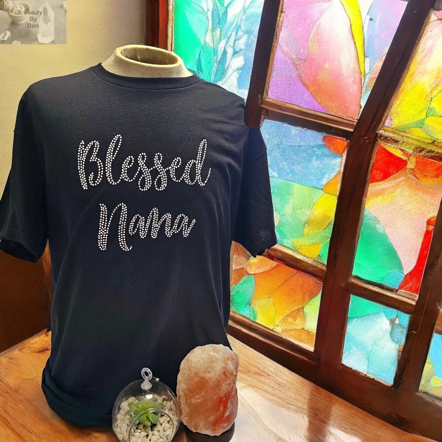 Blessed Nana Rhinestone T-Shirt Stylish Comfortable Tee
