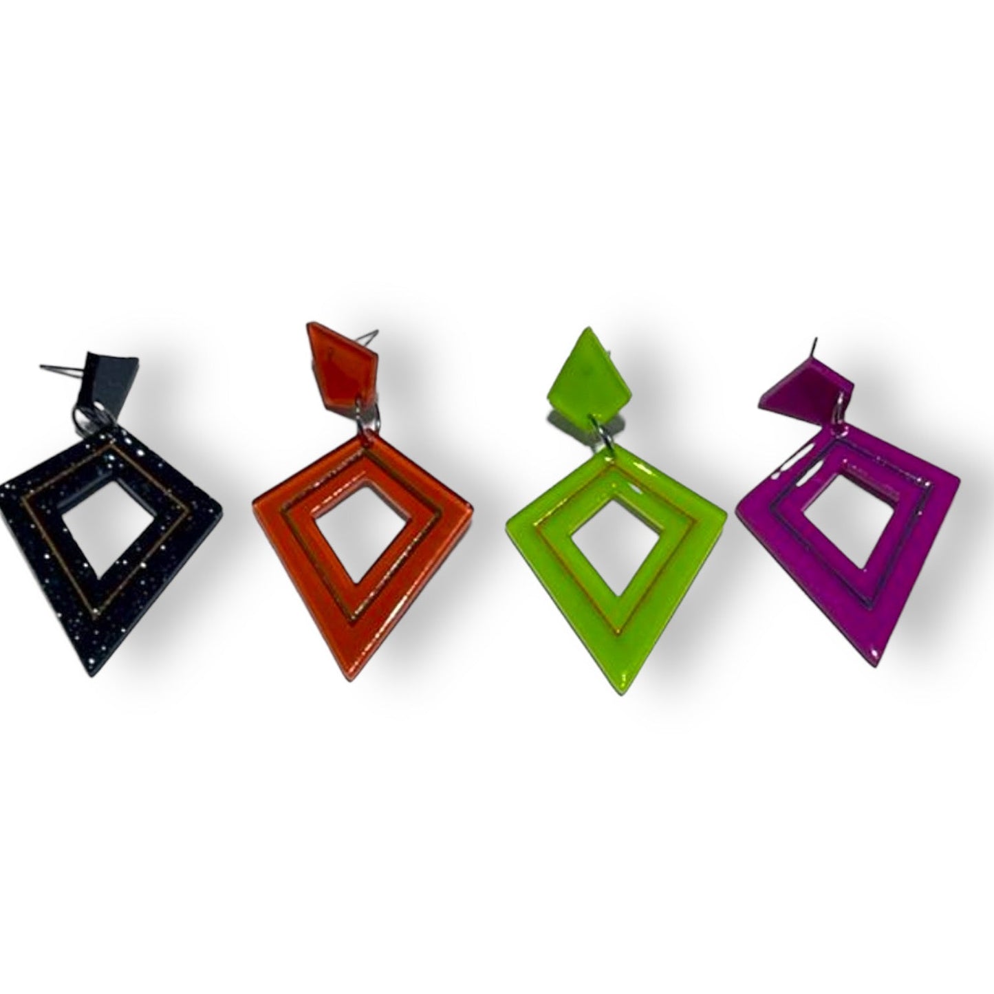 Black Magic Halloween Tiki Brooch Layered Acrylic Brooch Carrie Hudson x Lipstick & Chrome