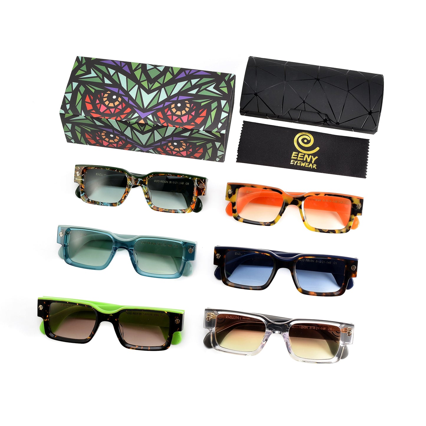God Reign UV Protection Sunglasses by Exclusive Eyes Inc