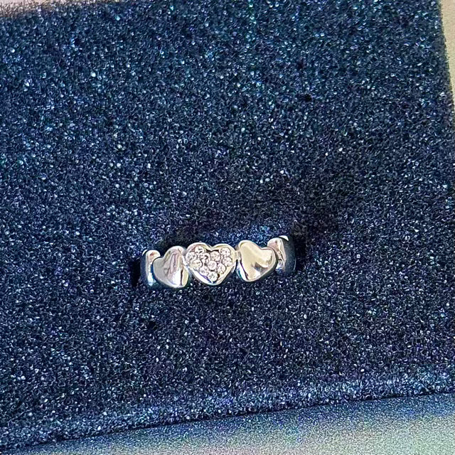 Minimalist Stainless Steel Heart Ring All Heart Open Ring Amtikiss Casuals