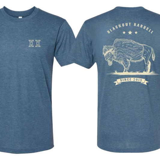 Bison Soft Tri-Blend Tee Shirt