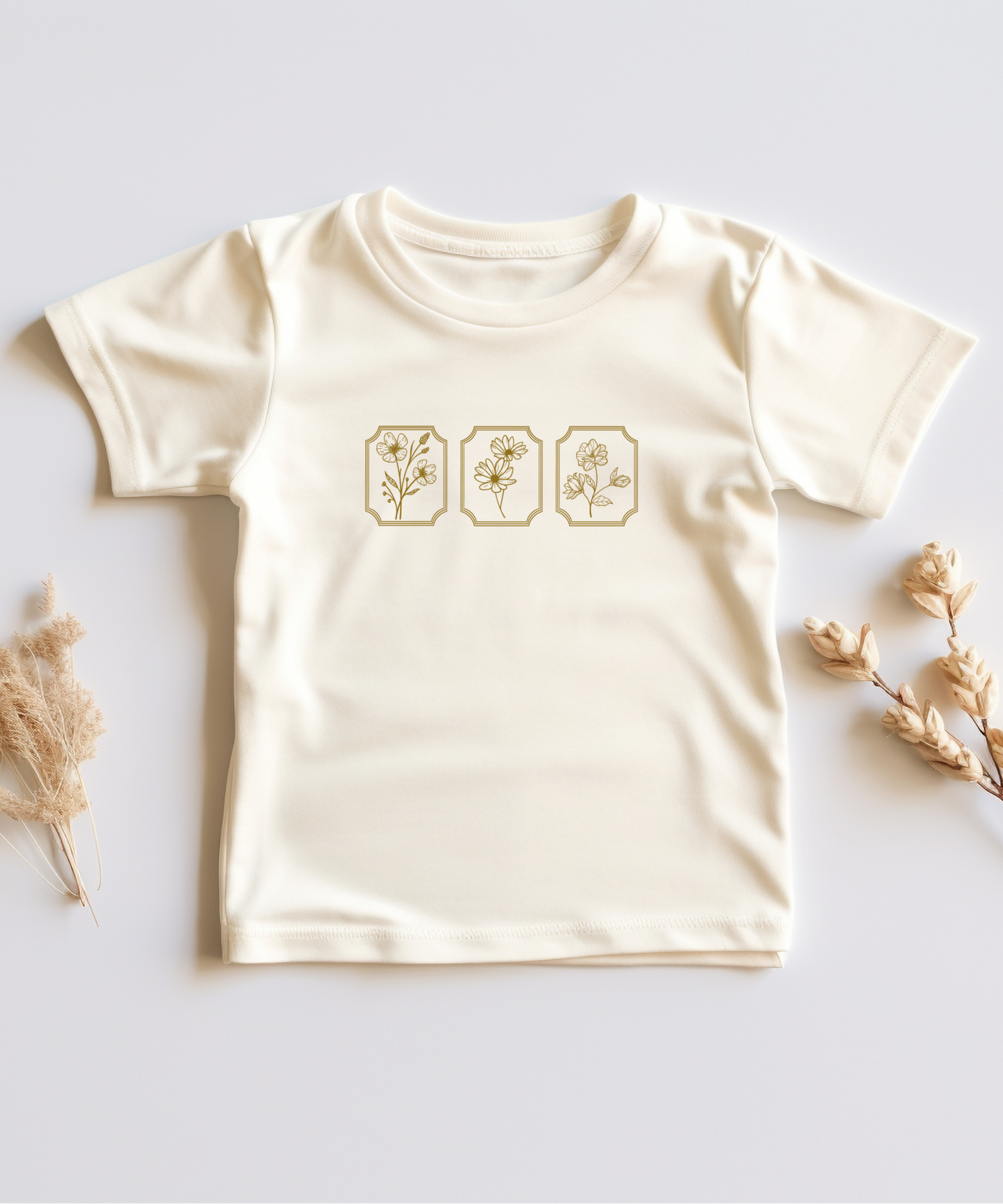 Floral Bamboo Soft Girls T-shirt Sue and Jane