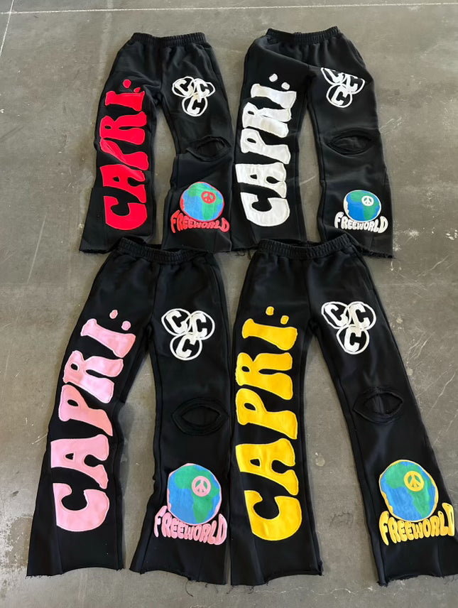 Denim Flared Heavy Weight Sweats ProjectCapri