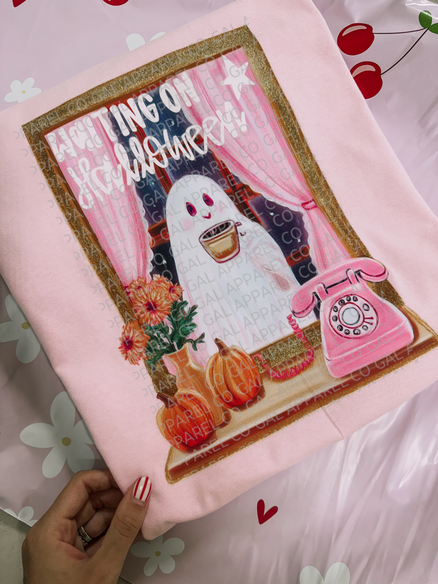 Halloween Ghost Tee or Sweatshirt Soft Spooky Season Graphic Crewneck