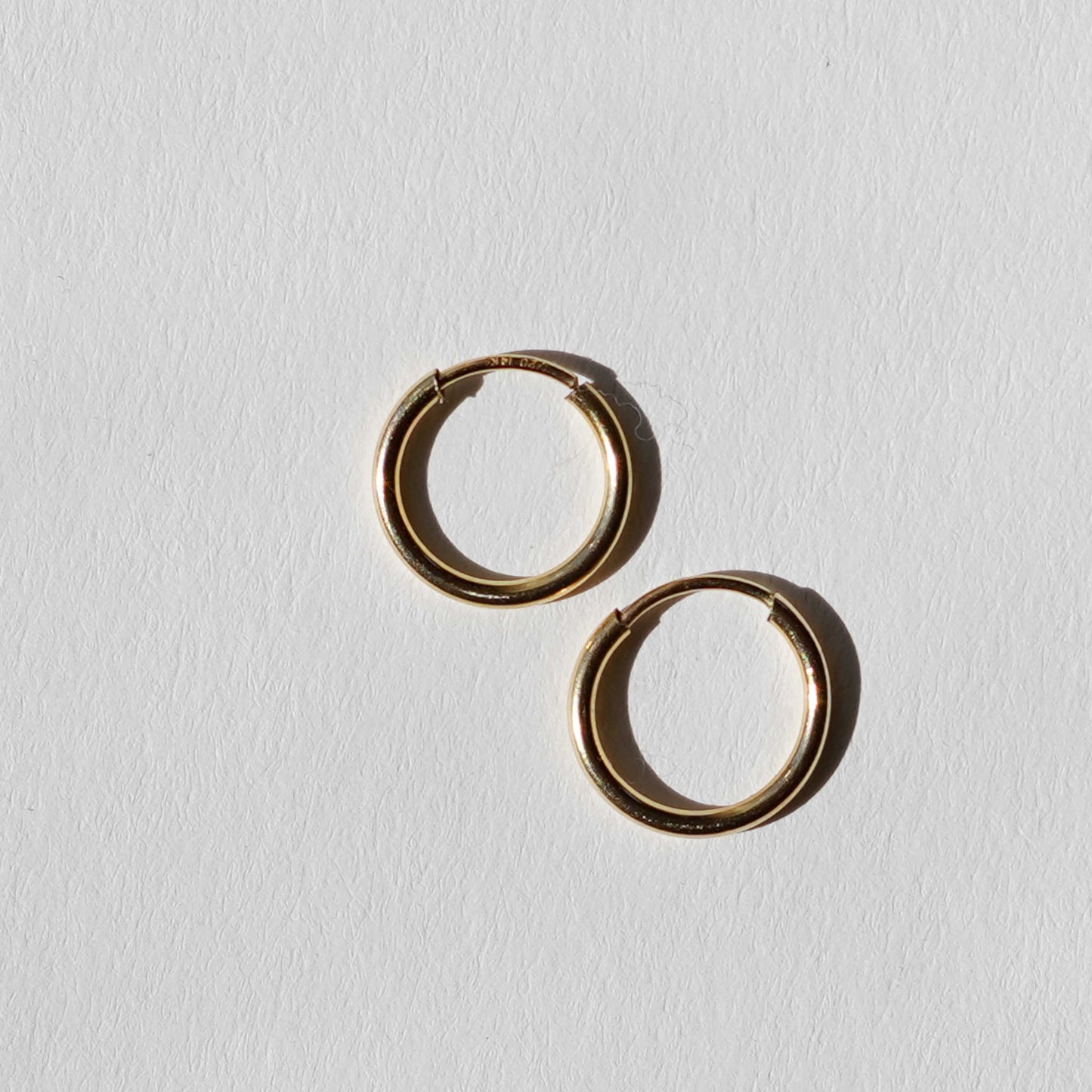 Endless Hoops Dainty Hoop Earrings Sela Designs