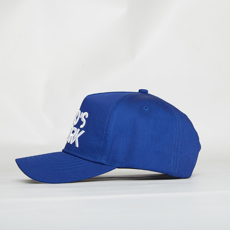 Cobalt Snap-Back Structured 5-Panel Cap God's Work Signature Series