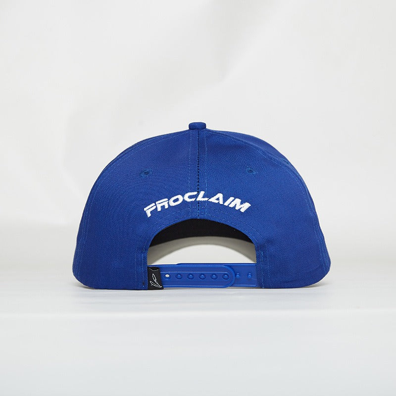 Cobalt Snap-Back Structured 5-Panel Cap God's Work Signature Series