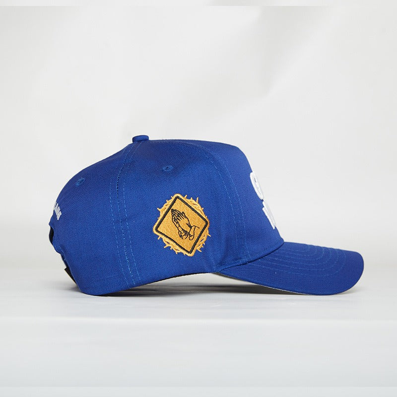 Cobalt Snap-Back Structured 5-Panel Cap God's Work Signature Series