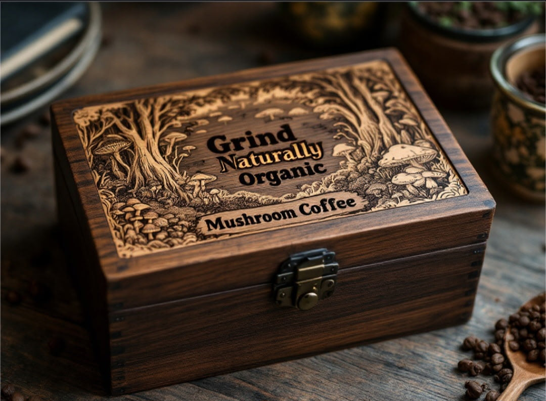 Mushroom Coffee Infused with Sea Moss Functional Coffee Grind Naturally