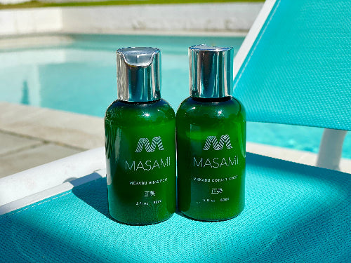 Mekabu Hydrating Travel Shampoo & Conditioner Travel Set MASAMI