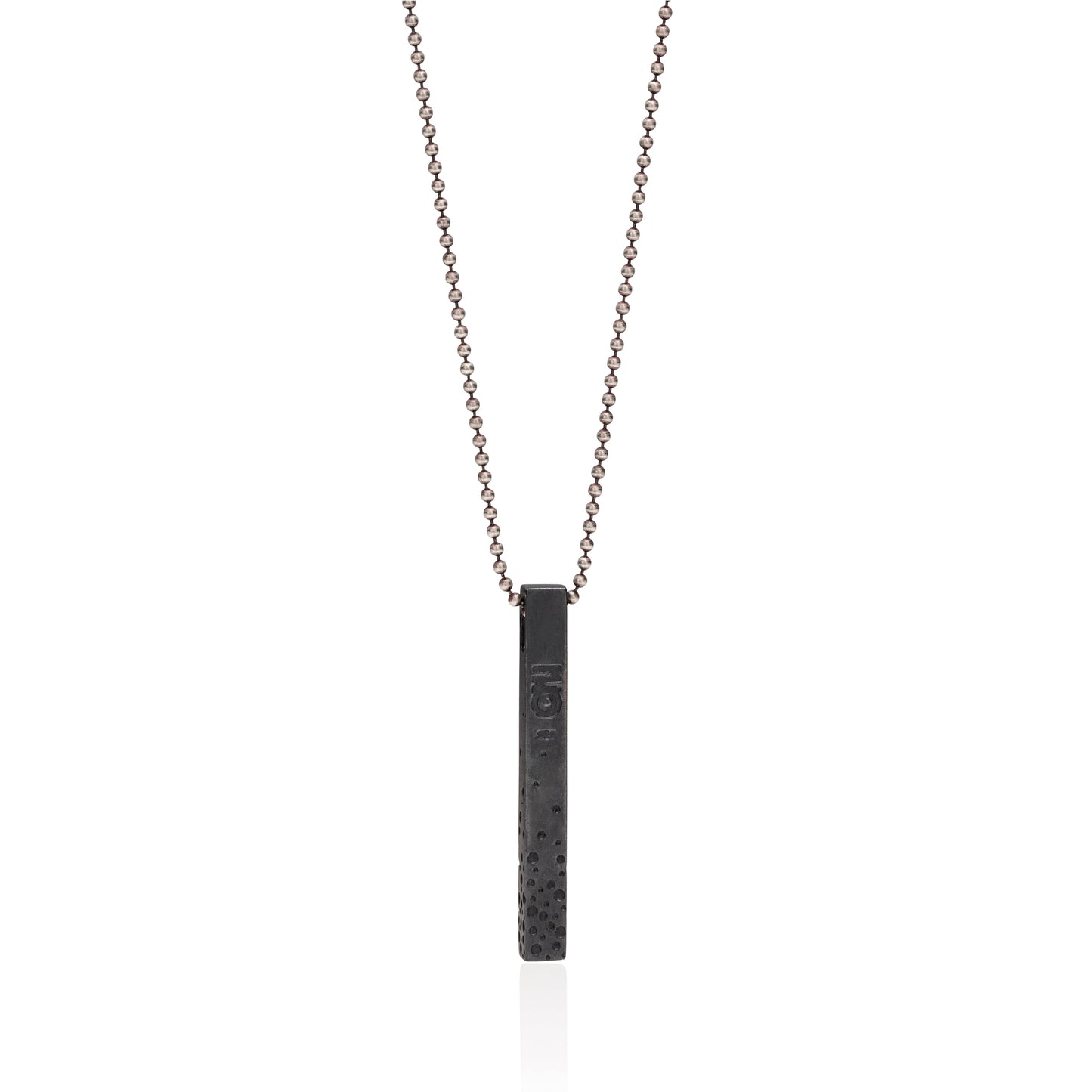 Gomez Oxidized Sterling Silver Necklace Ninobrand