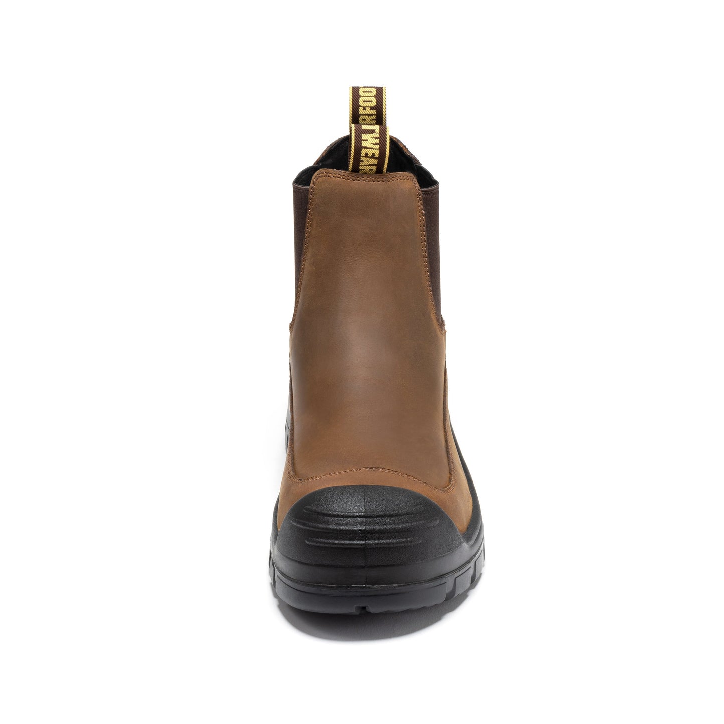 Woodland Brown 6 inch Composite Toe Pull-on Leather Work Boots ROCKROOSTER