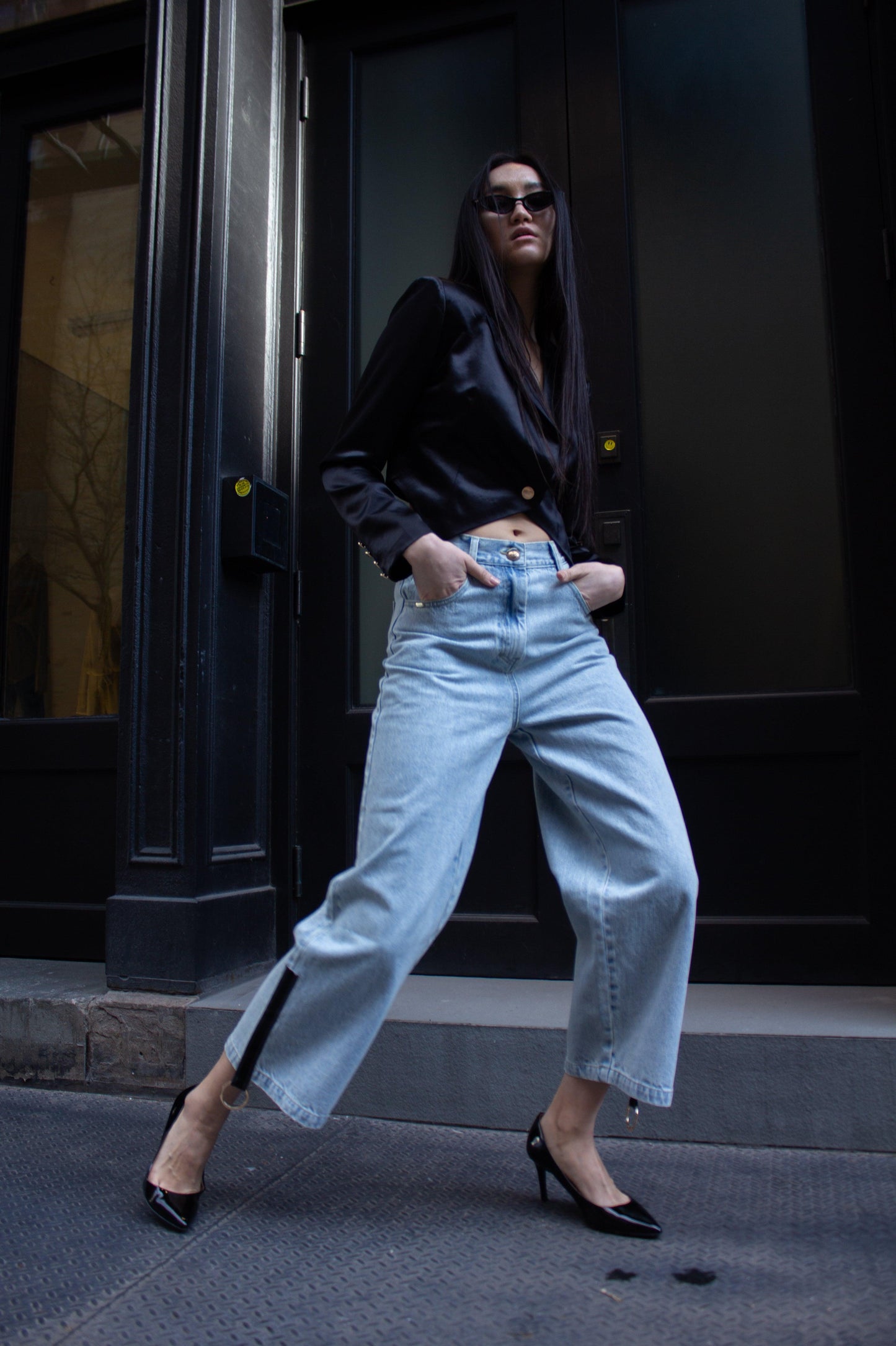 Demi Straight Cut High-Rise Jeans Women's Straight-Leg Denim Le Réussi