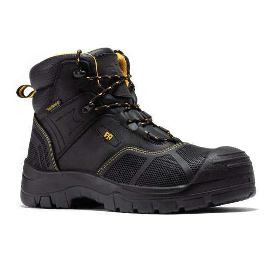 Waterproof Composite Toe 6 Inch Leather Work Boots ROCKROOSTER