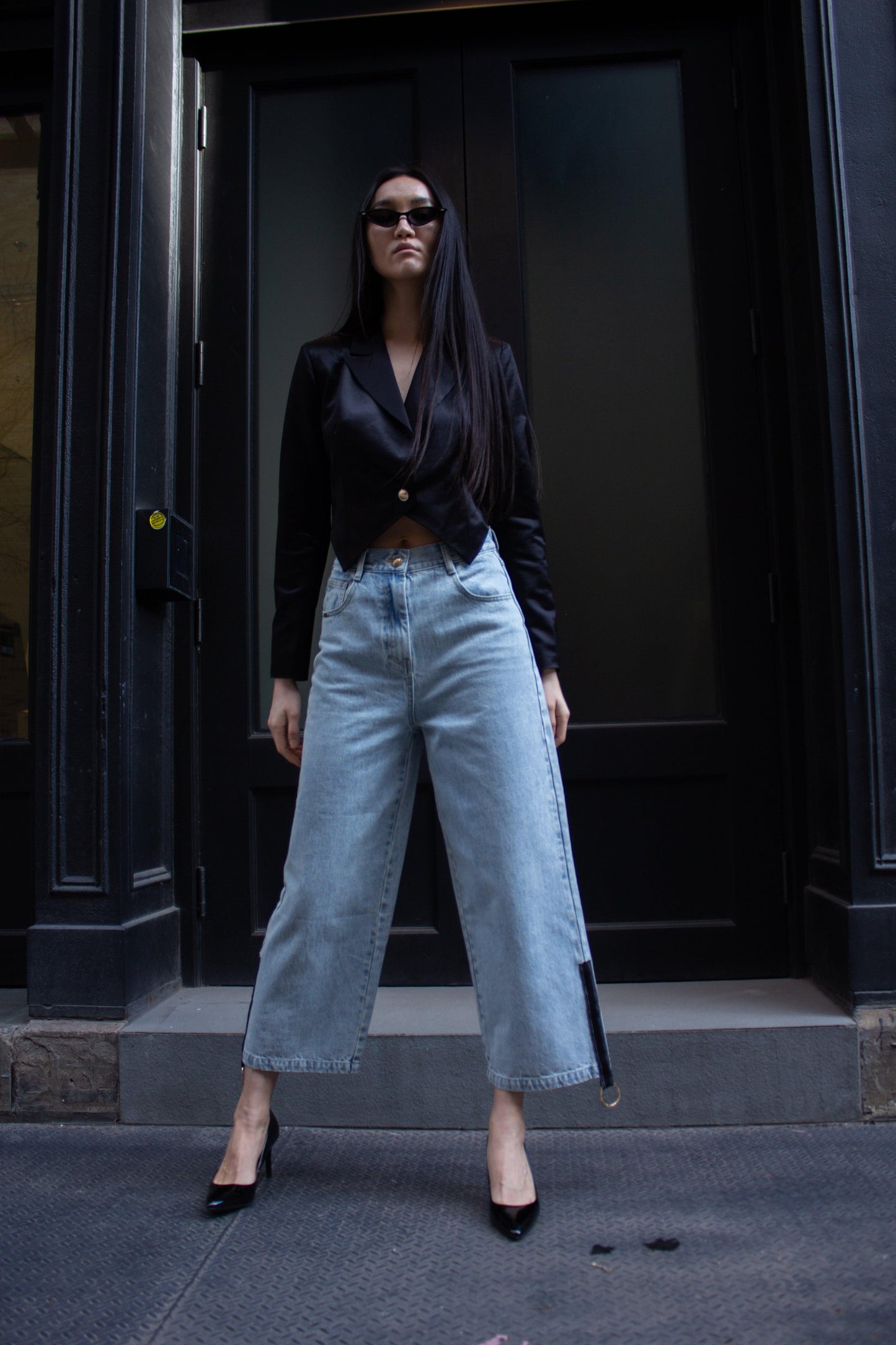 Demi Straight Cut High-Rise Jeans Women's Straight-Leg Denim Le Réussi