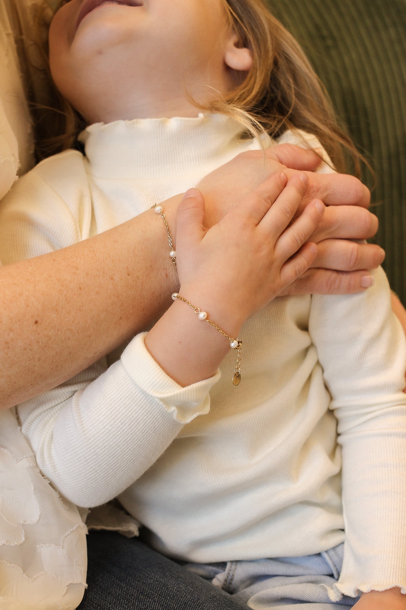 Freshwater Pearl Adjustable Baby & Child Bracelet Evelynn