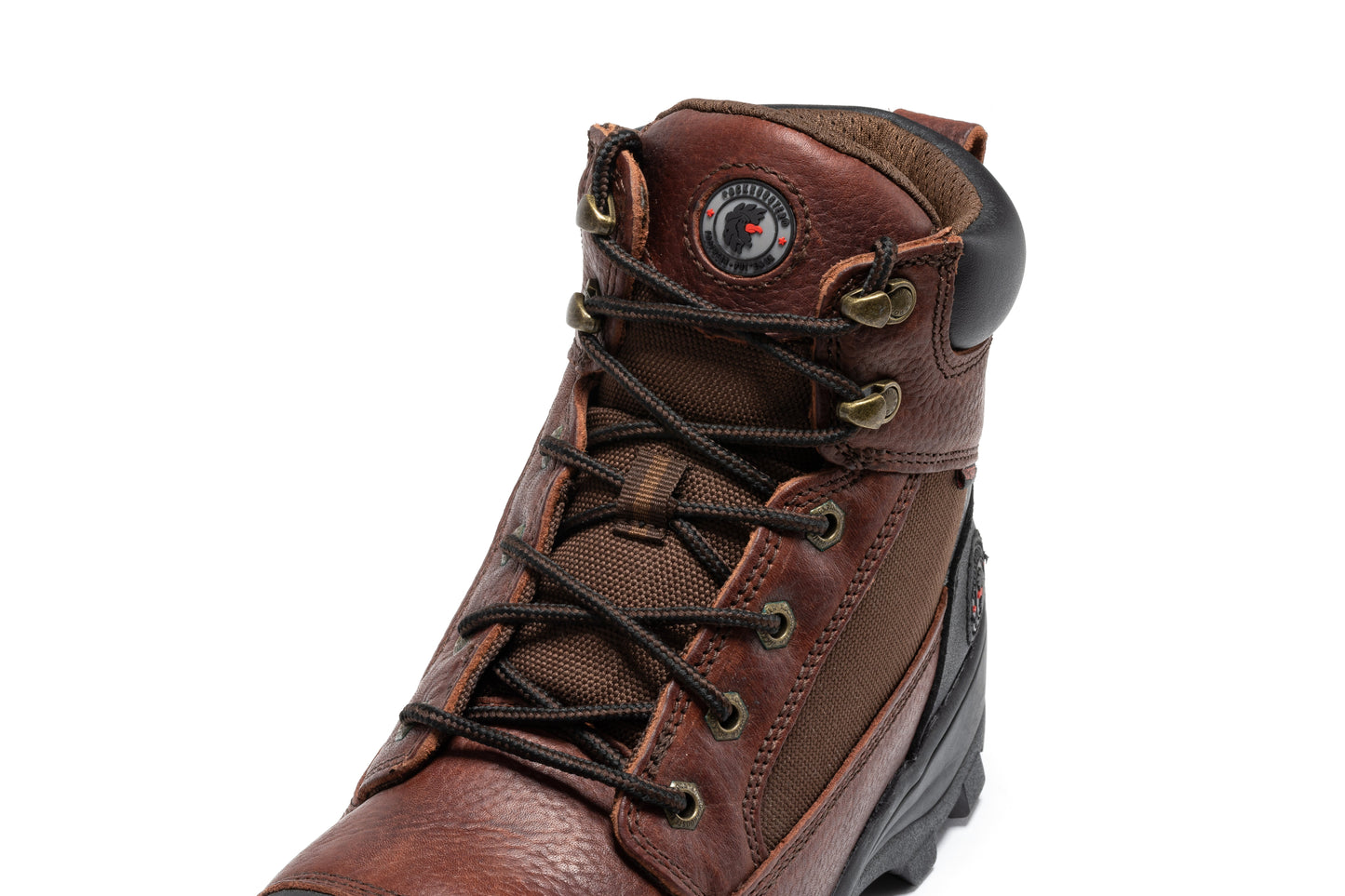 Brown Composite Toe 6 inch Waterproof Work Boots ROCKROOSTER