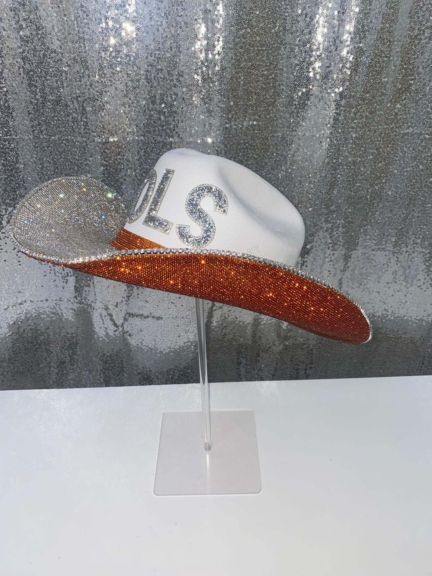 TN VOLS Orange Rhinestone Hat Rhinestone Cowgirl