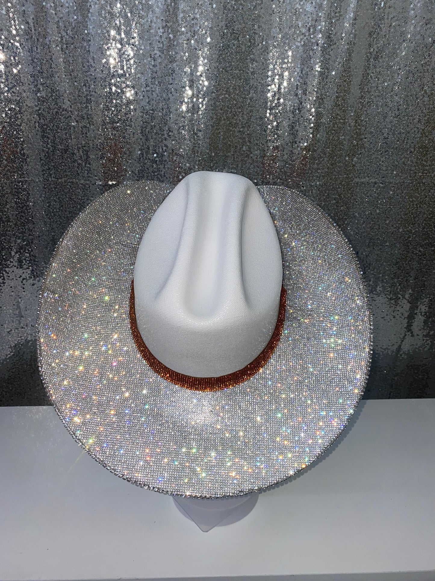 TN VOLS Orange Rhinestone Hat Rhinestone Cowgirl