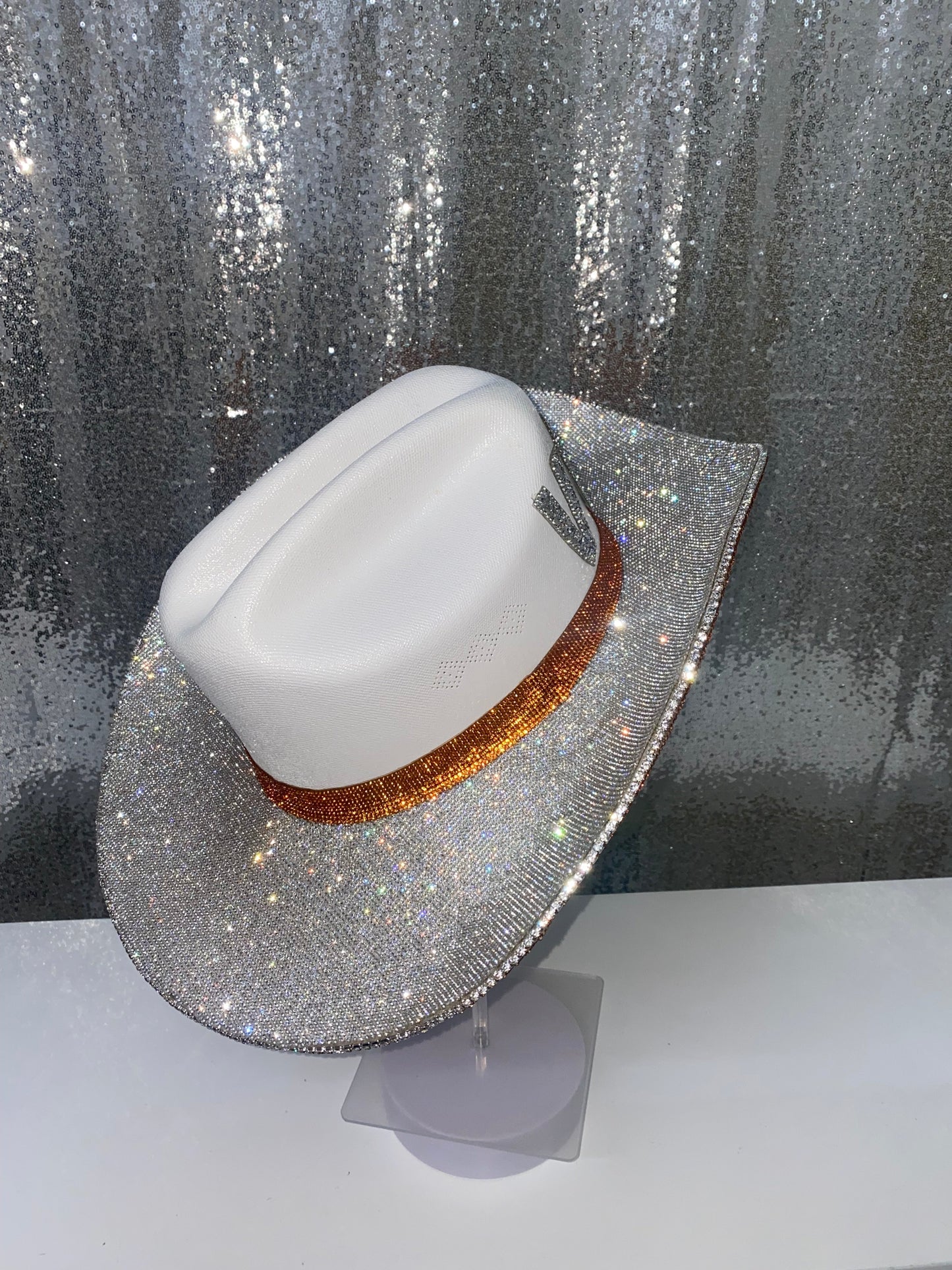 TN VOLS Orange Rhinestone Hat Rhinestone Cowgirl