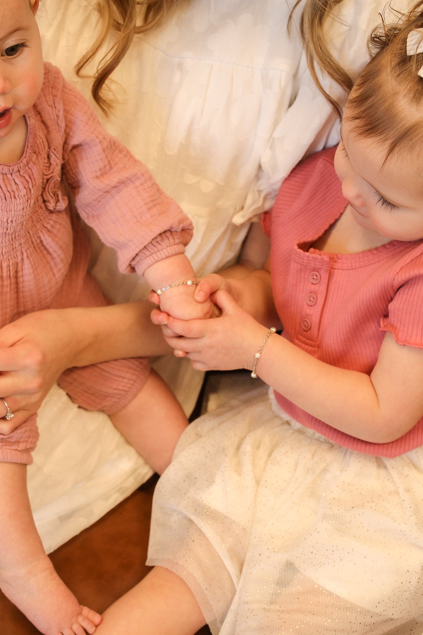 Freshwater Pearl Adjustable Baby & Child Bracelet Evelynn