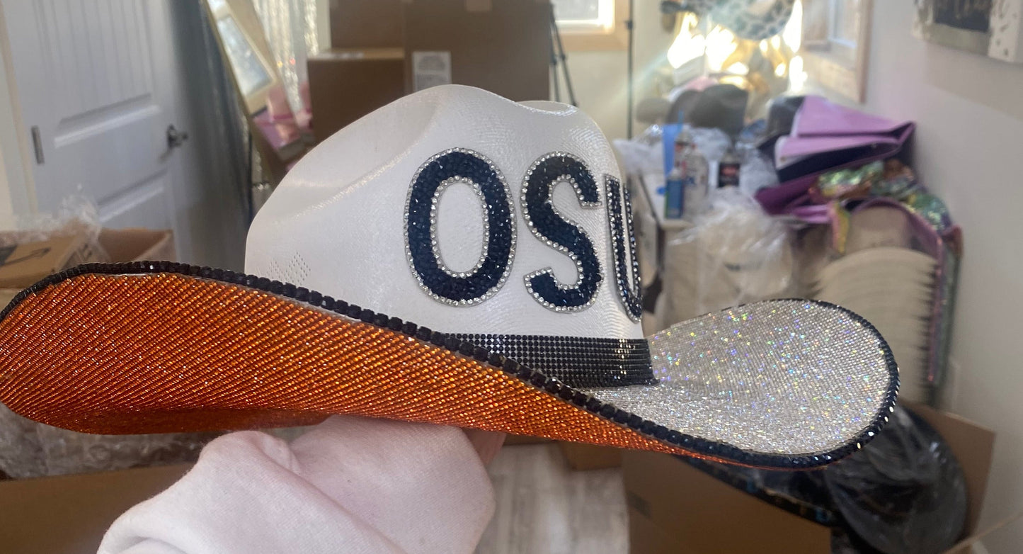 OSU Rhinestone Game Day Hat OSU