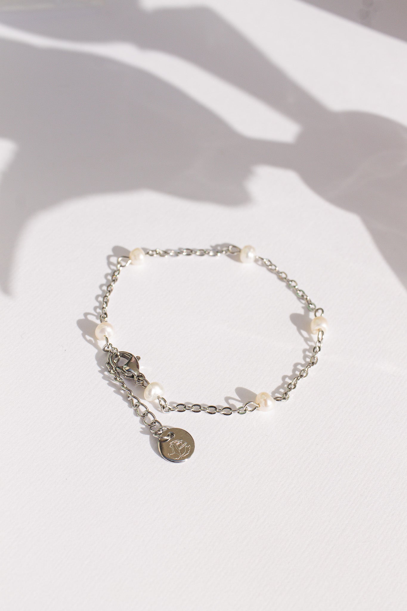 Freshwater Pearl Adjustable Bracelet Stainless Steel Evelynn Bracelet