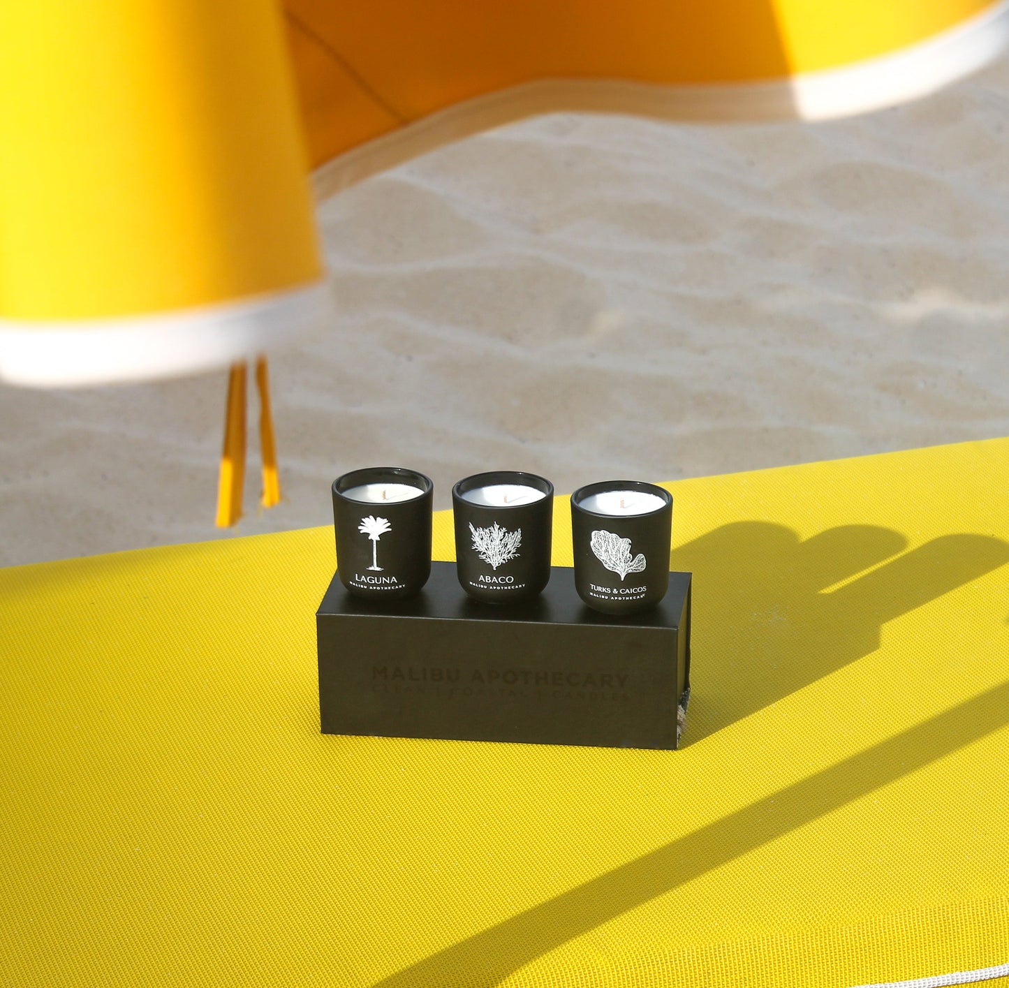 Votive Discovery Set Matte Black Votive Candle Malibu Apothecary