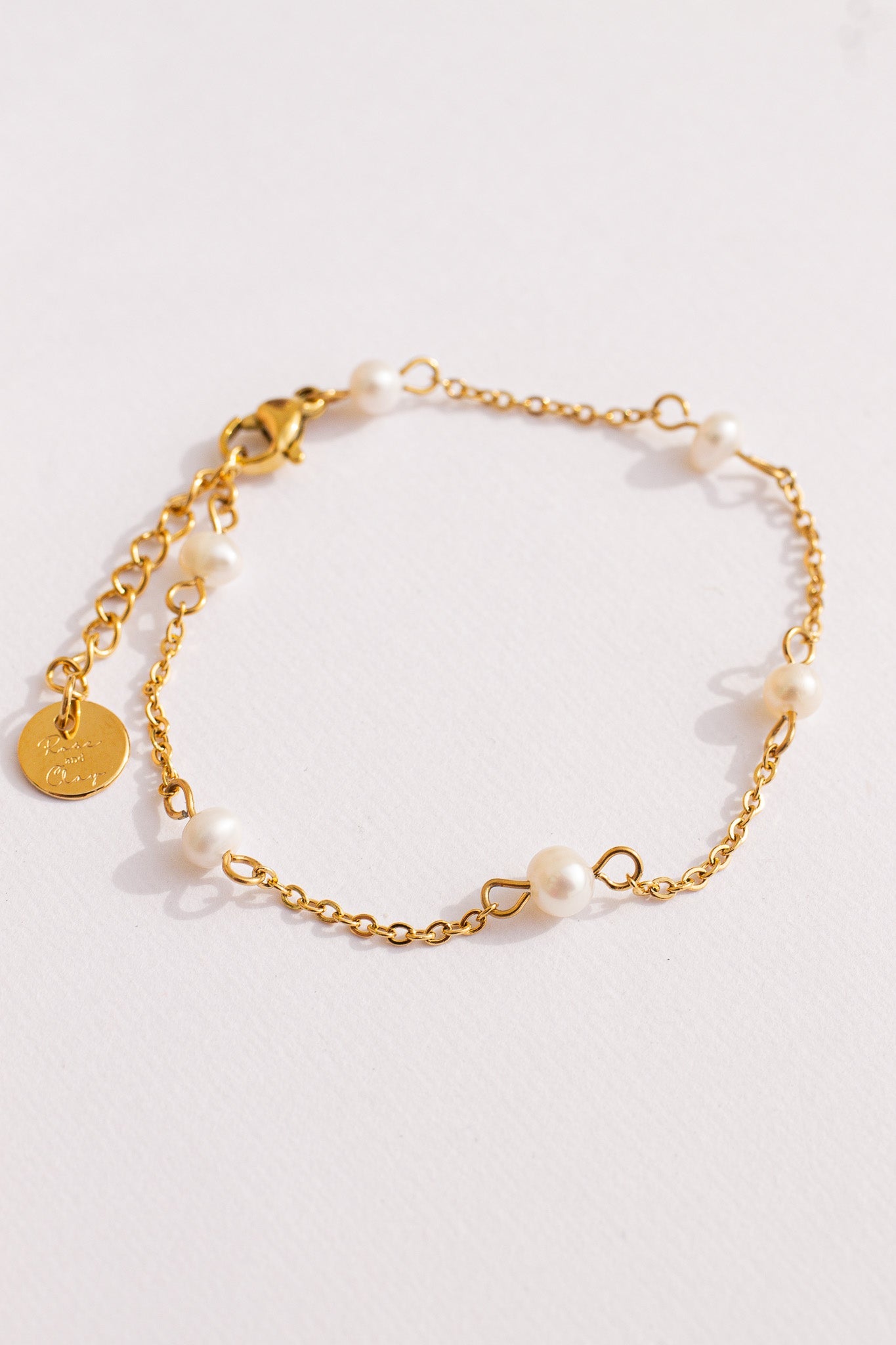 Freshwater Pearl Adjustable Bracelet Stainless Steel Evelynn Bracelet