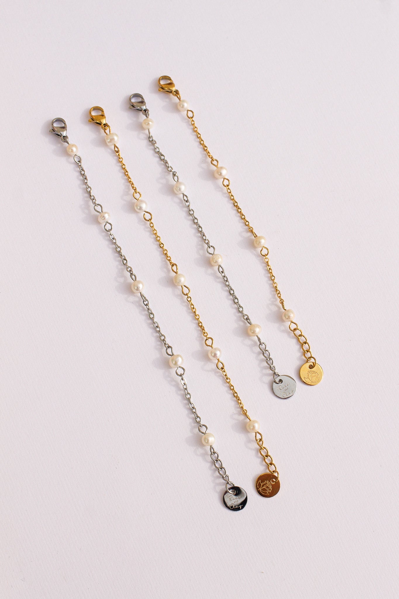 Freshwater Pearl Adjustable Baby & Child Bracelet Evelynn