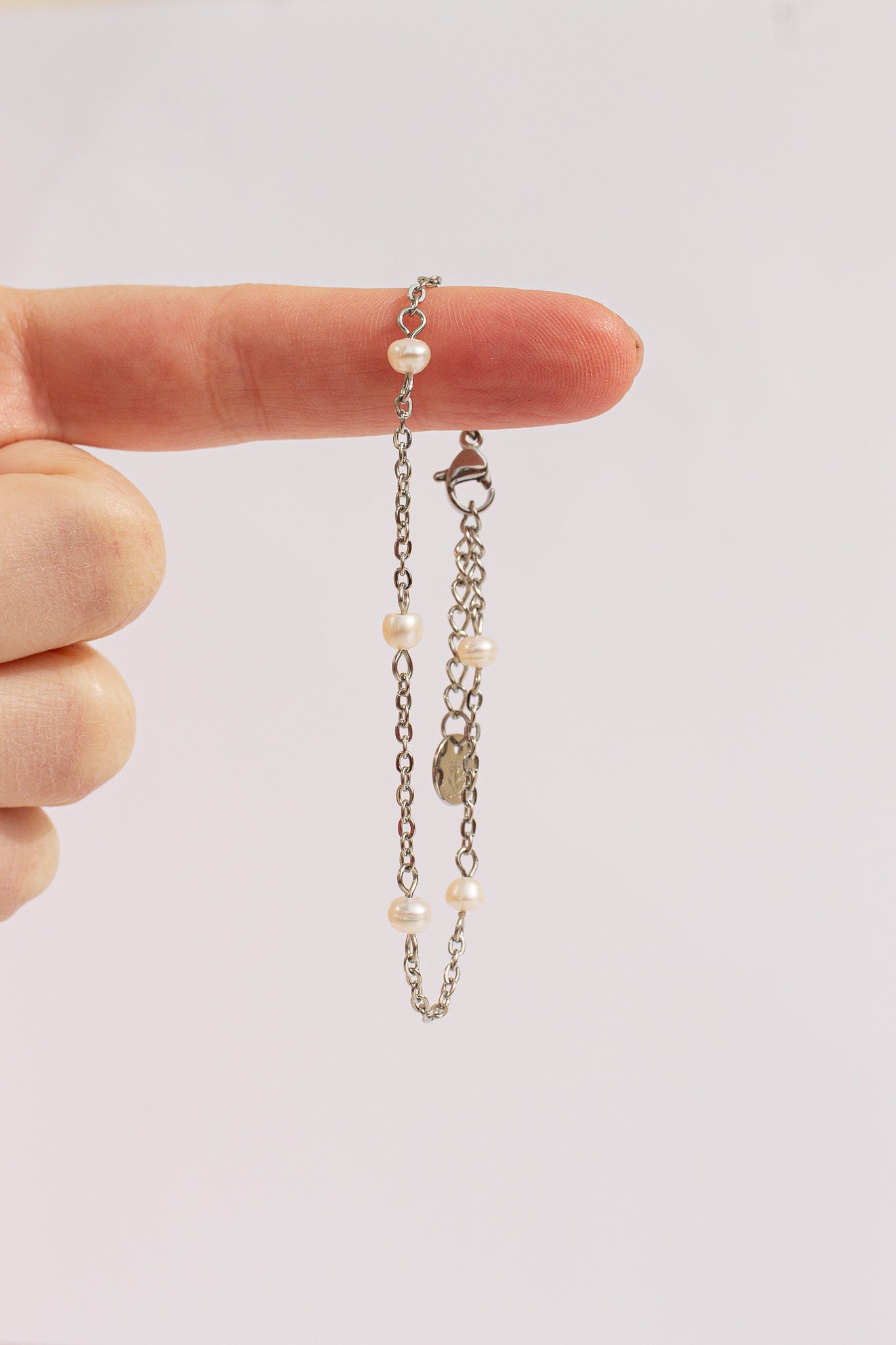 Freshwater Pearl Adjustable Bracelet Stainless Steel Evelynn Bracelet