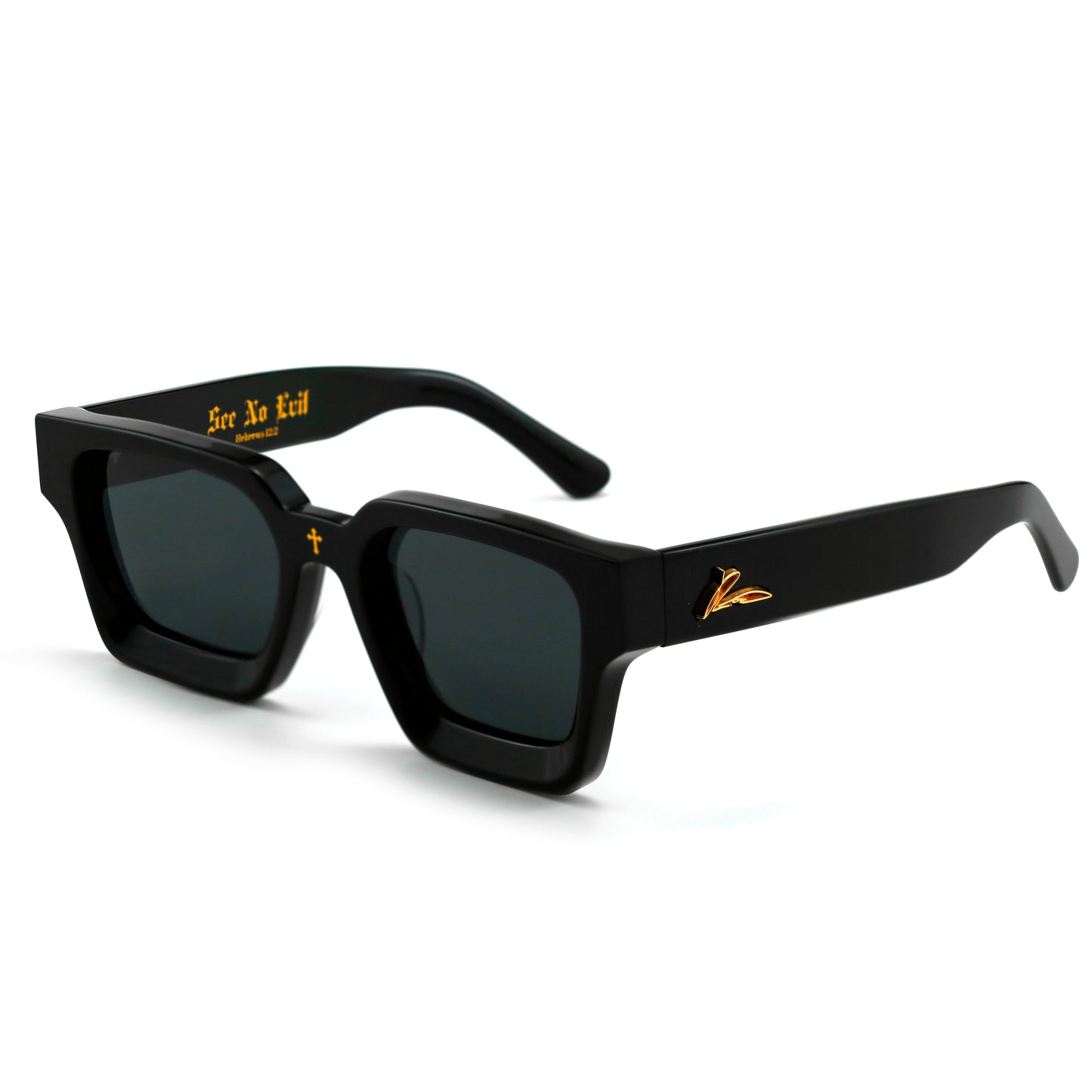 See No Evil Black Sunglasses Signature Series