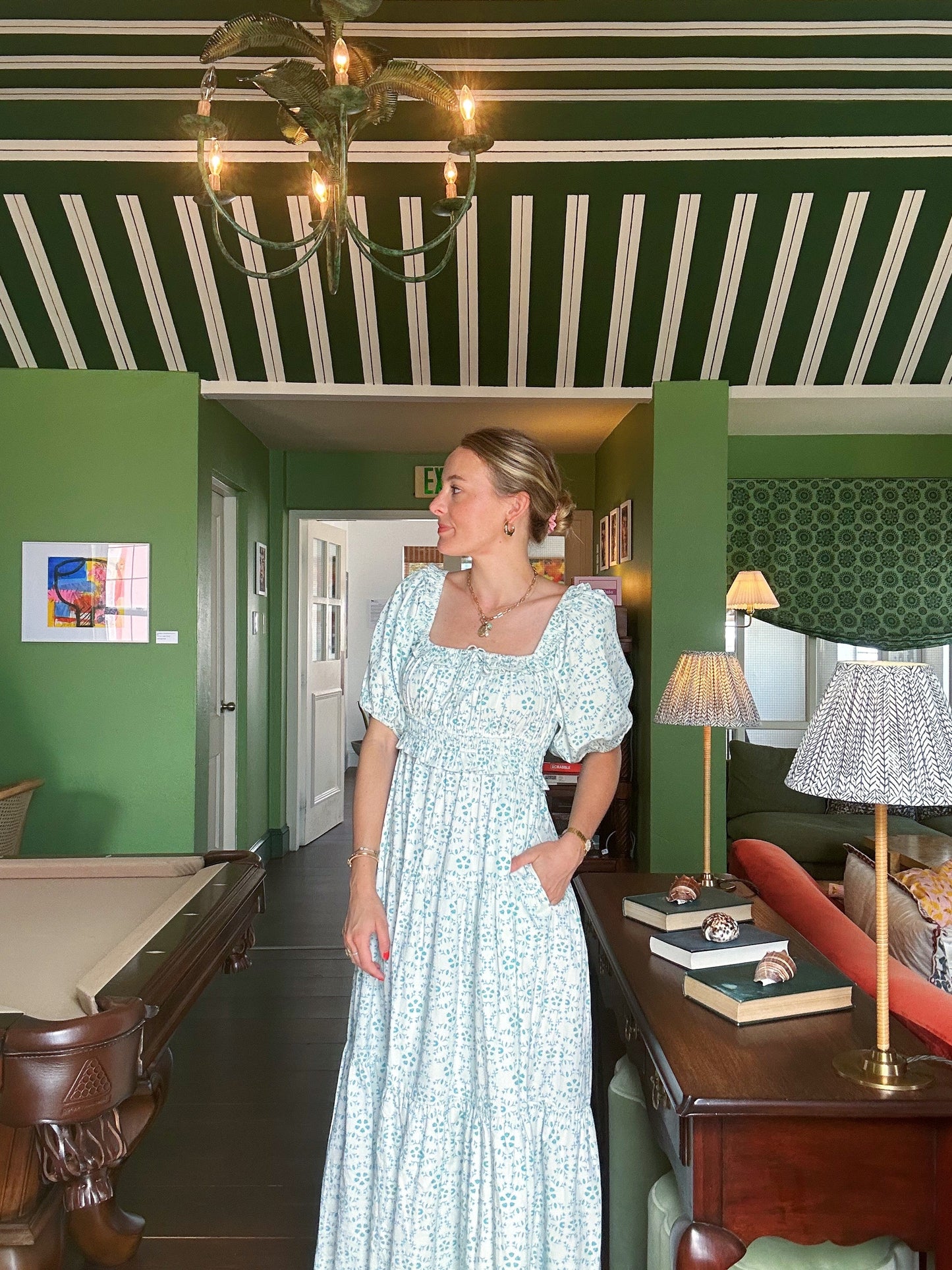 Amelia Dress Midi - Periwinkle