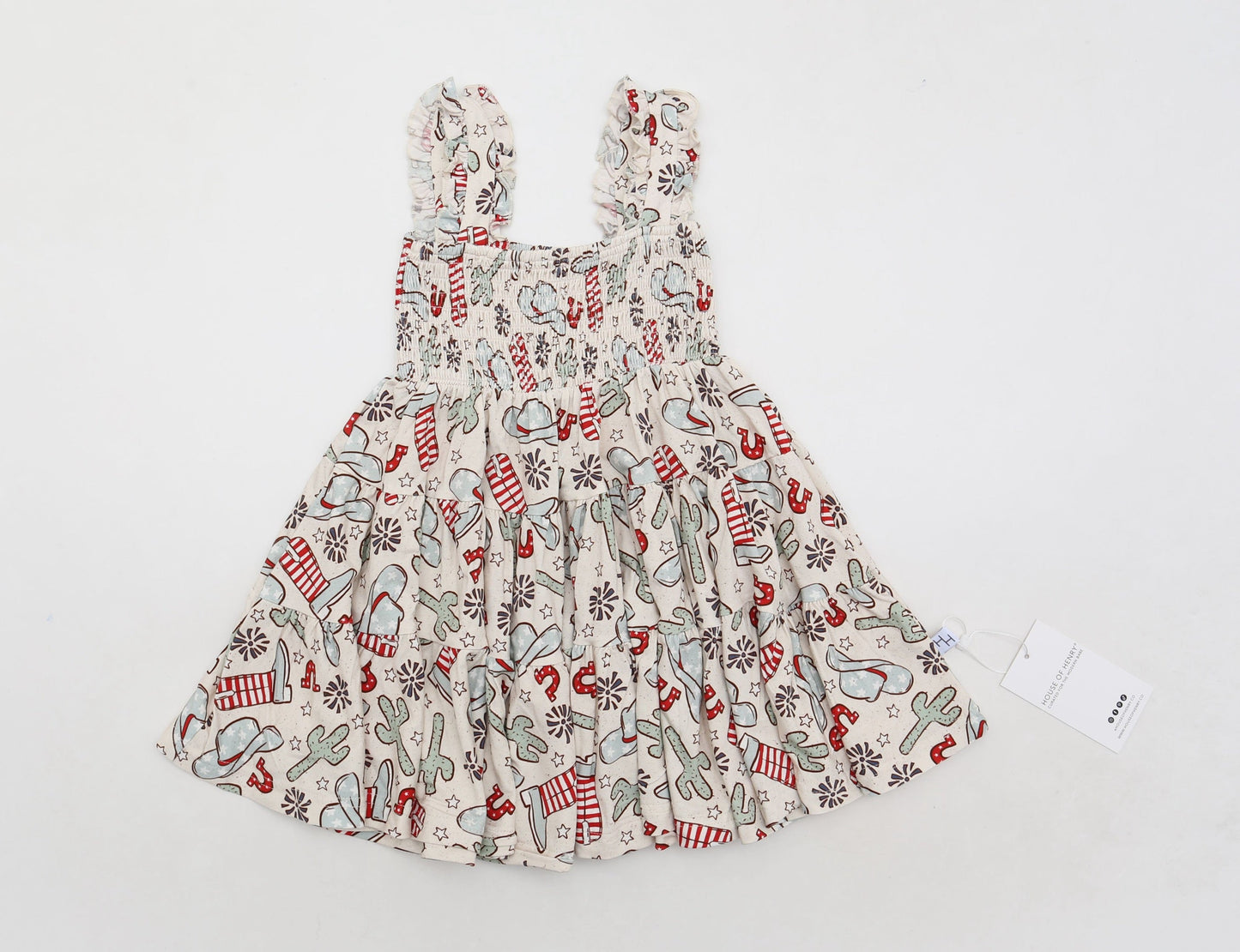 American Rodeo Shirred Dress