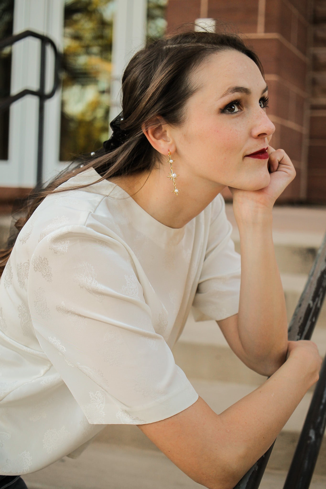 Starry Night Dangle in Gold