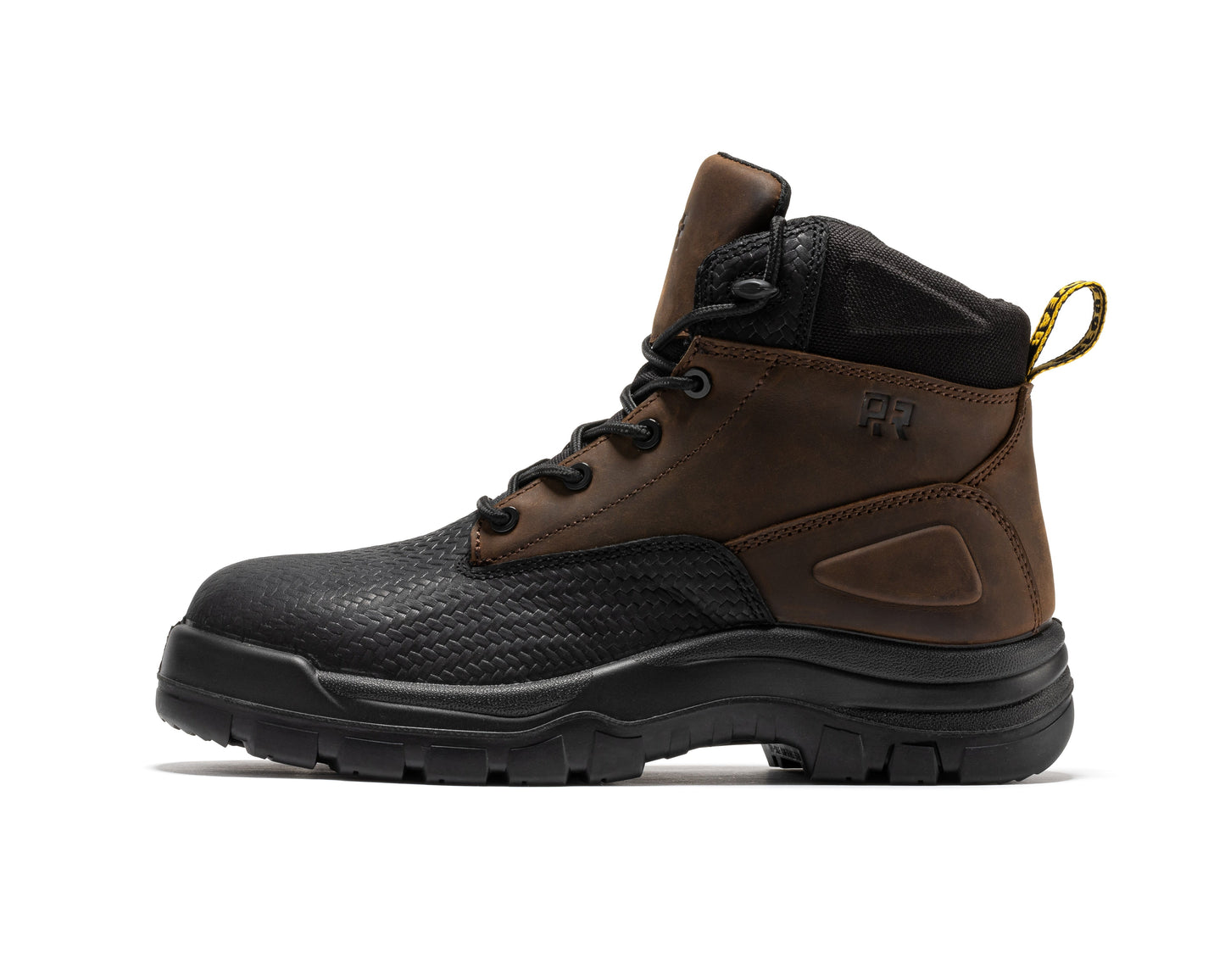 Marfa Brown Waterproof Composite Toe 6 Inch Leather Work Boots ROCKROOSTER