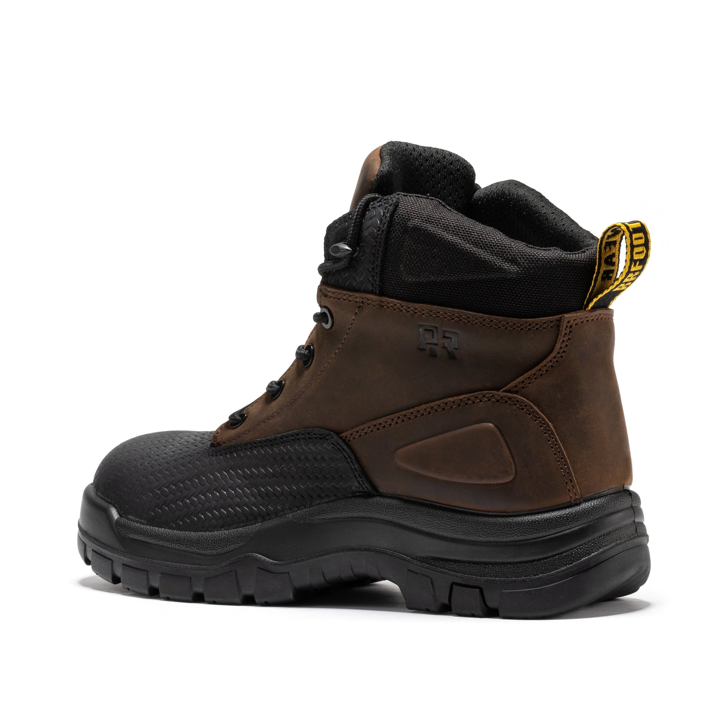 Marfa Brown Waterproof Composite Toe 6 Inch Leather Work Boots ROCKROOSTER