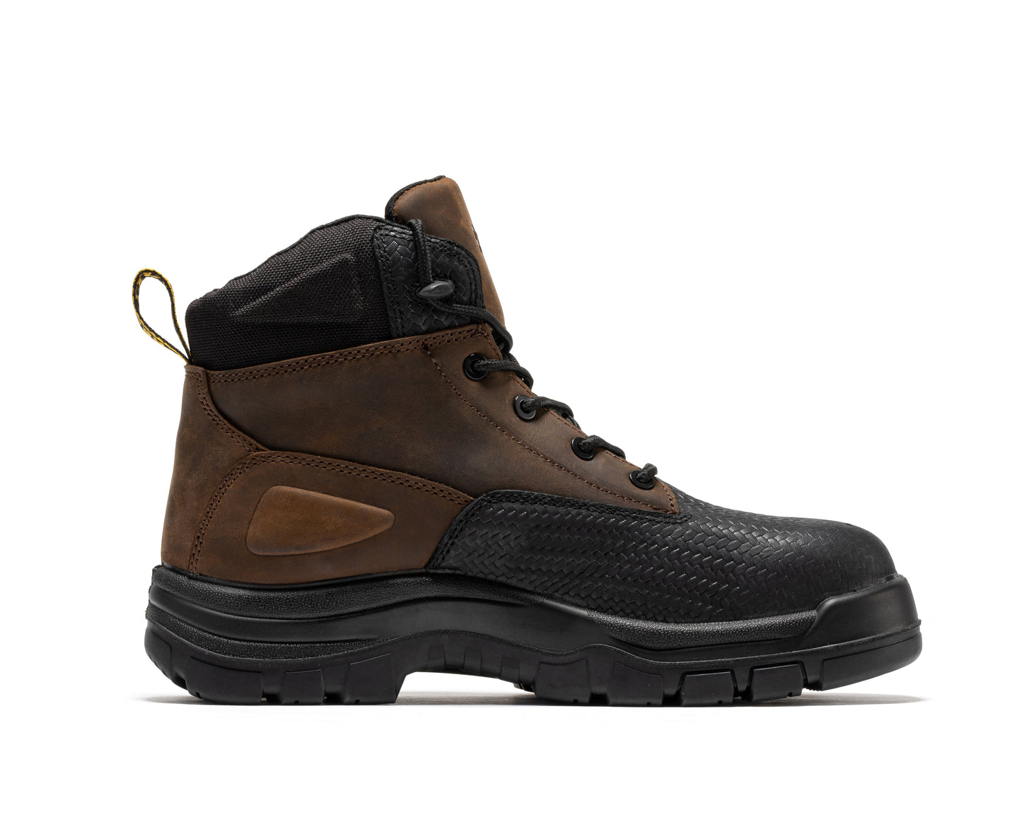 Marfa Brown Waterproof Composite Toe 6 Inch Leather Work Boots ROCKROOSTER