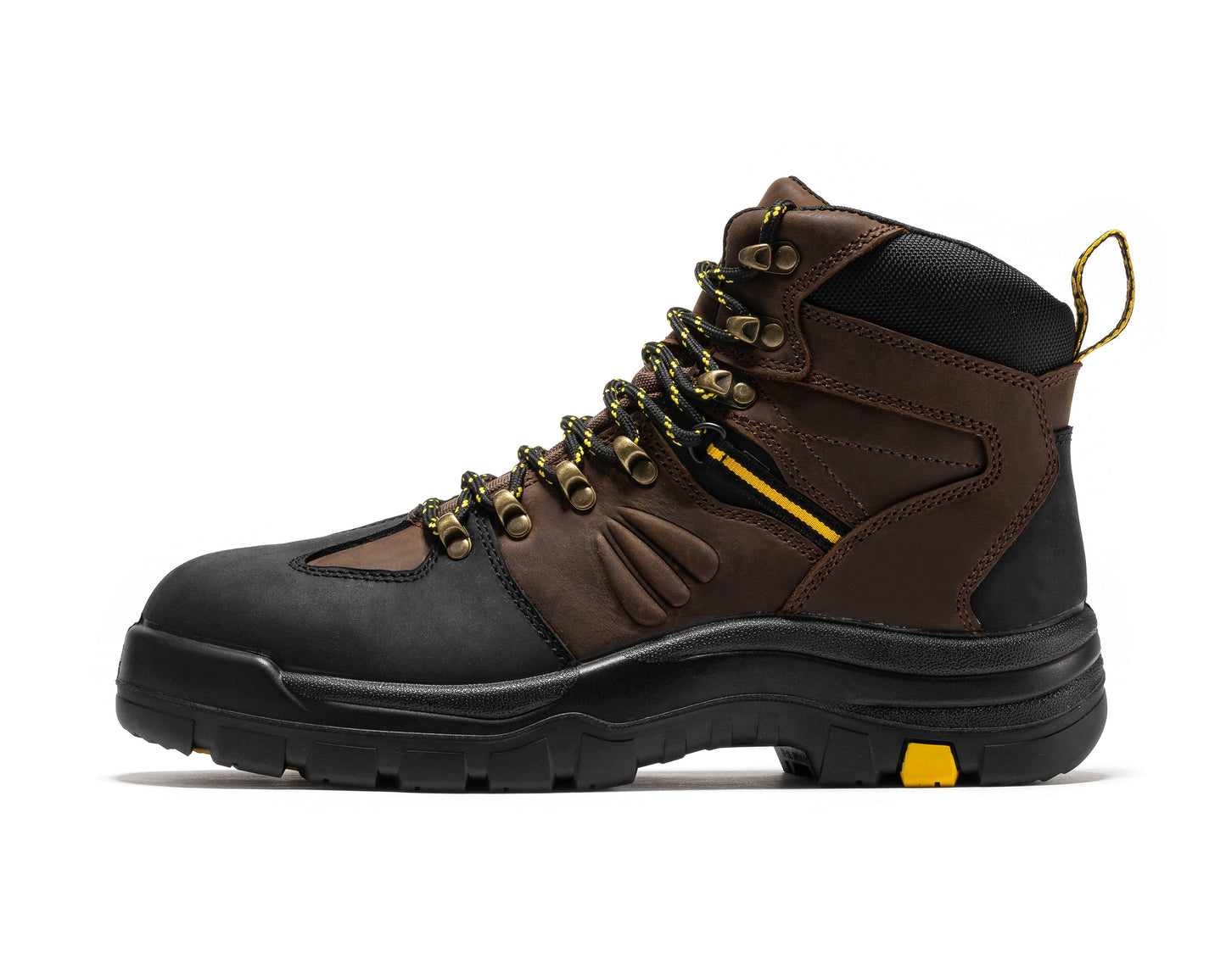 Waterproof Brown Composite Toe 6 Inch Leather Work Boots ROCKROOSTER