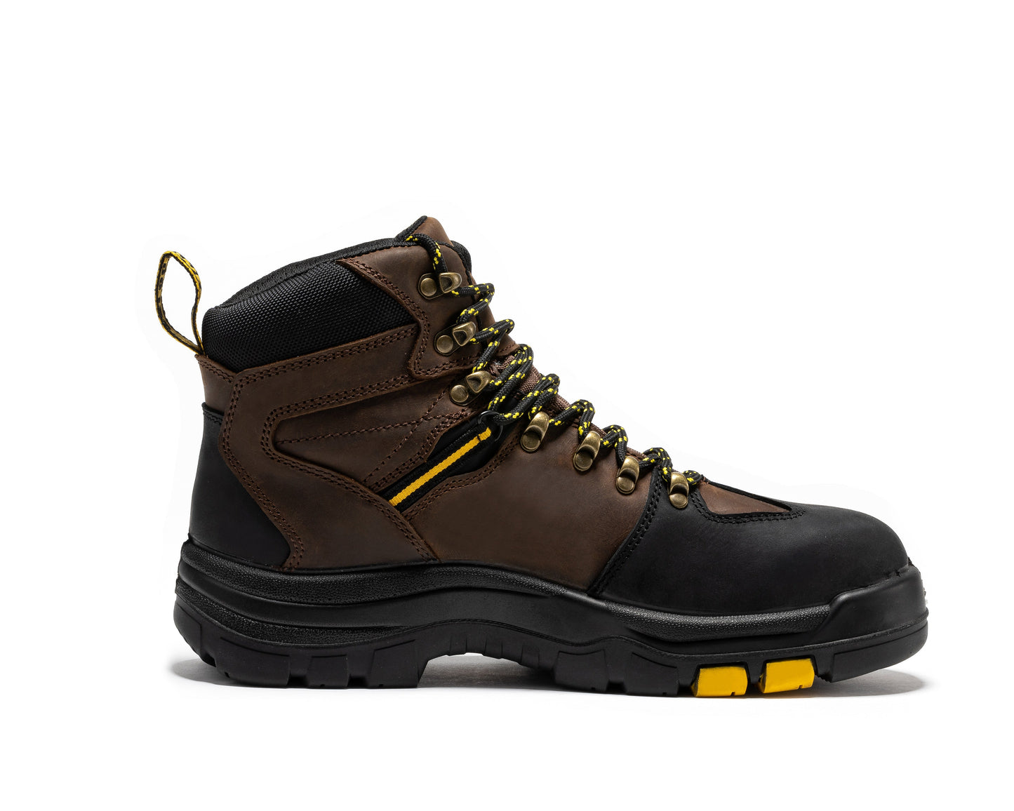 Waterproof Brown Composite Toe 6 Inch Leather Work Boots ROCKROOSTER