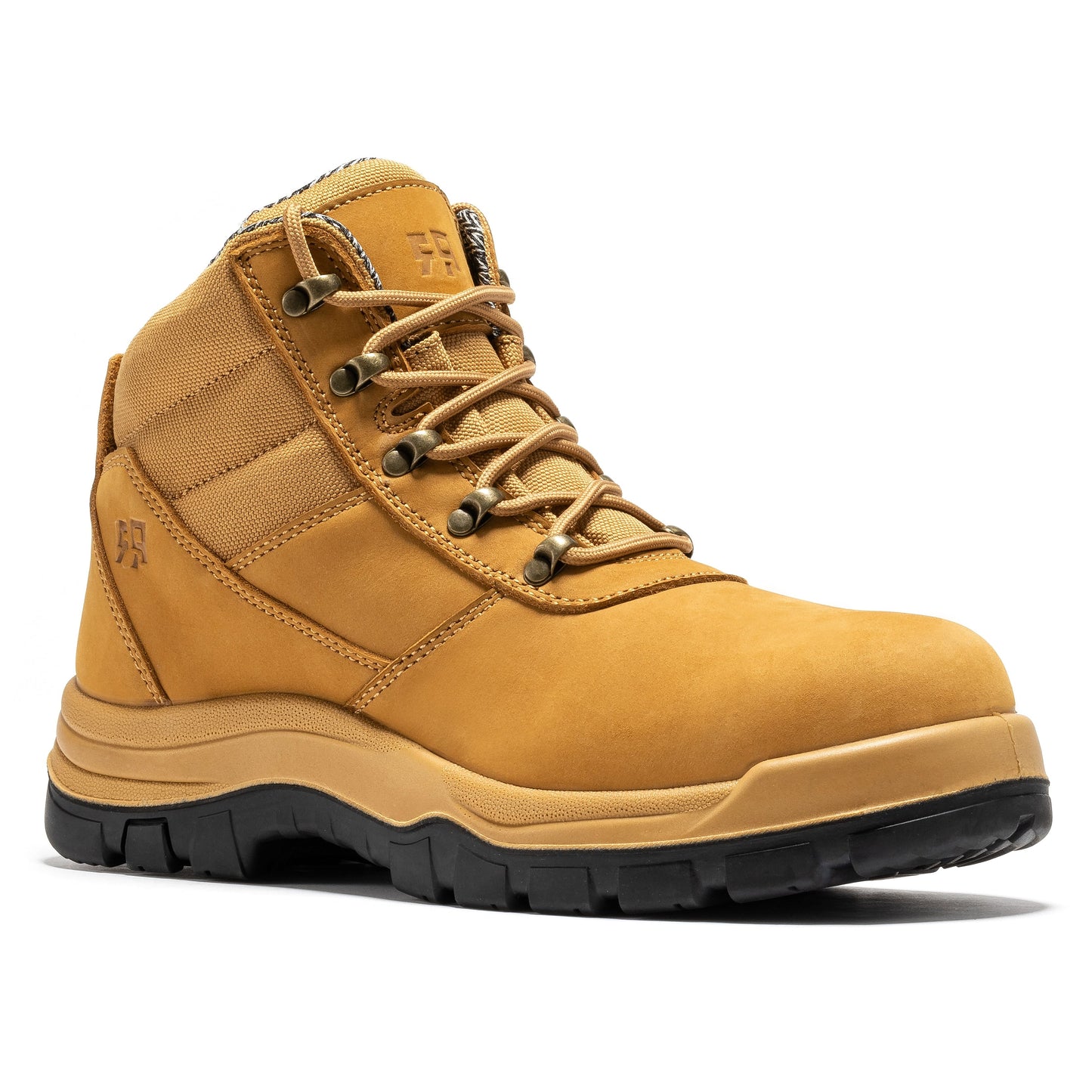 Avalon Black 6 Inch Zip-sided Composite Toe Leather Work Boots ROCKROOSTER