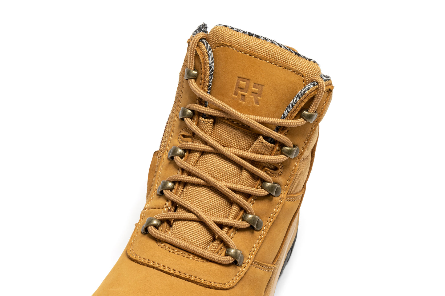 Avalon Black 6 Inch Zip-sided Composite Toe Leather Work Boots ROCKROOSTER
