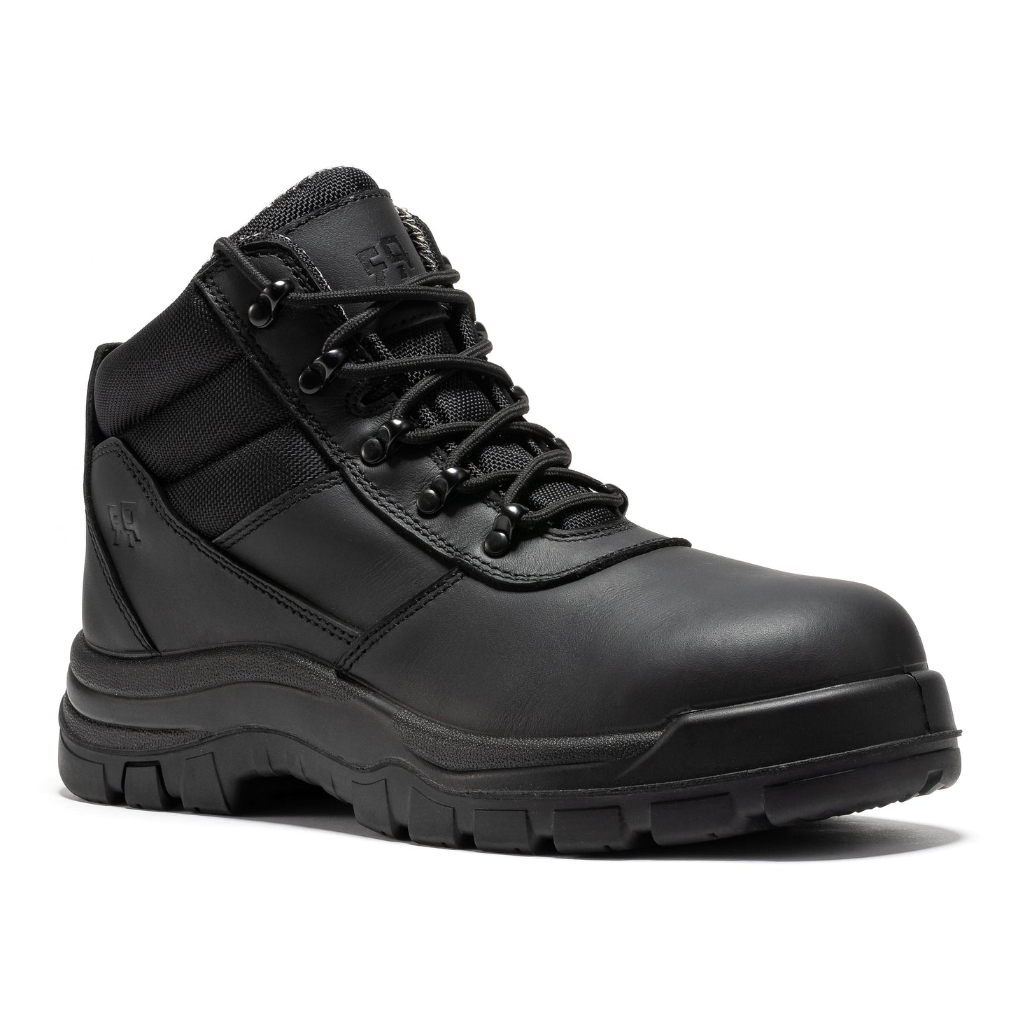Avalon Black 6 Inch Zip-sided Composite Toe Leather Work Boots ROCKROOSTER