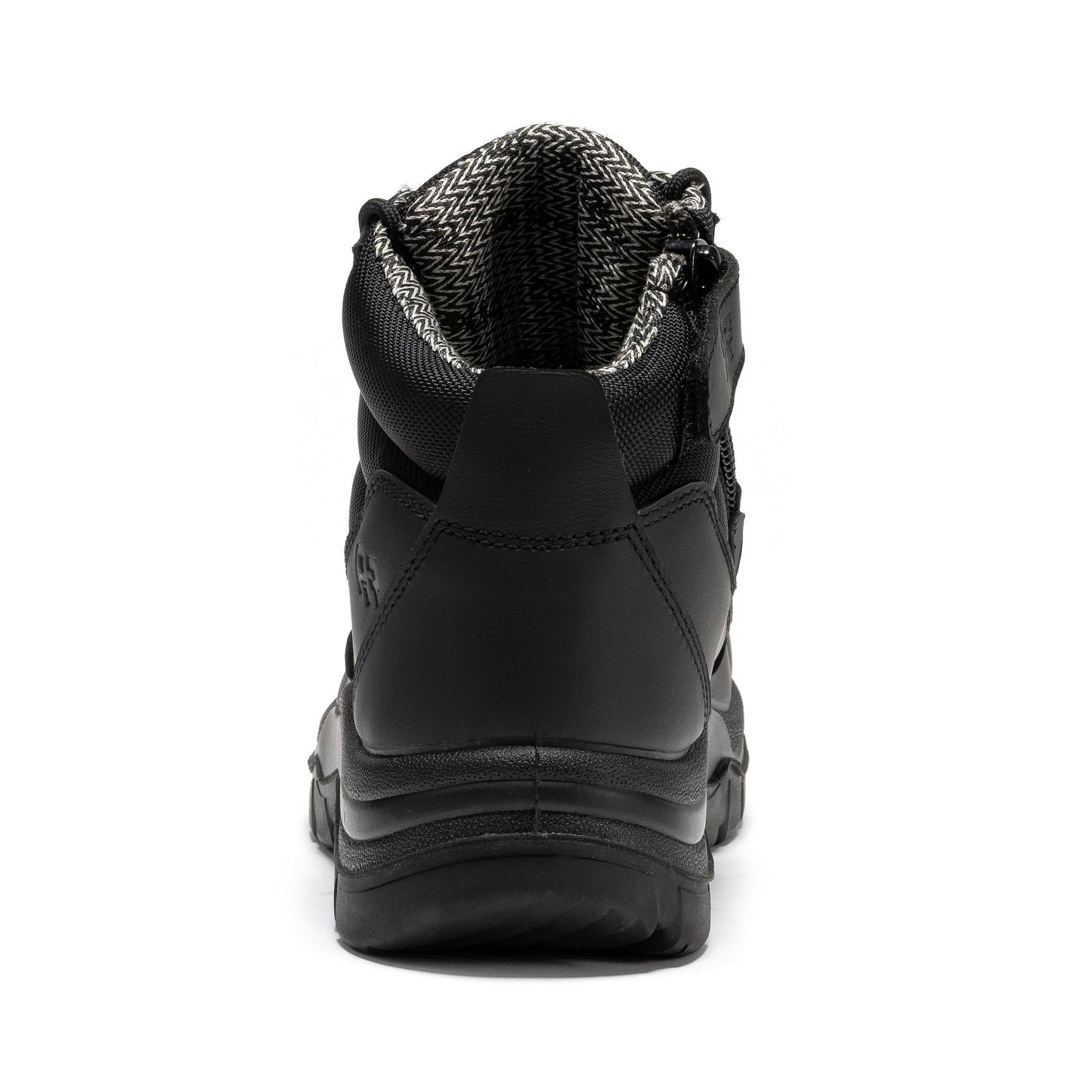 Avalon Black 6 Inch Zip-sided Composite Toe Leather Work Boots ROCKROOSTER