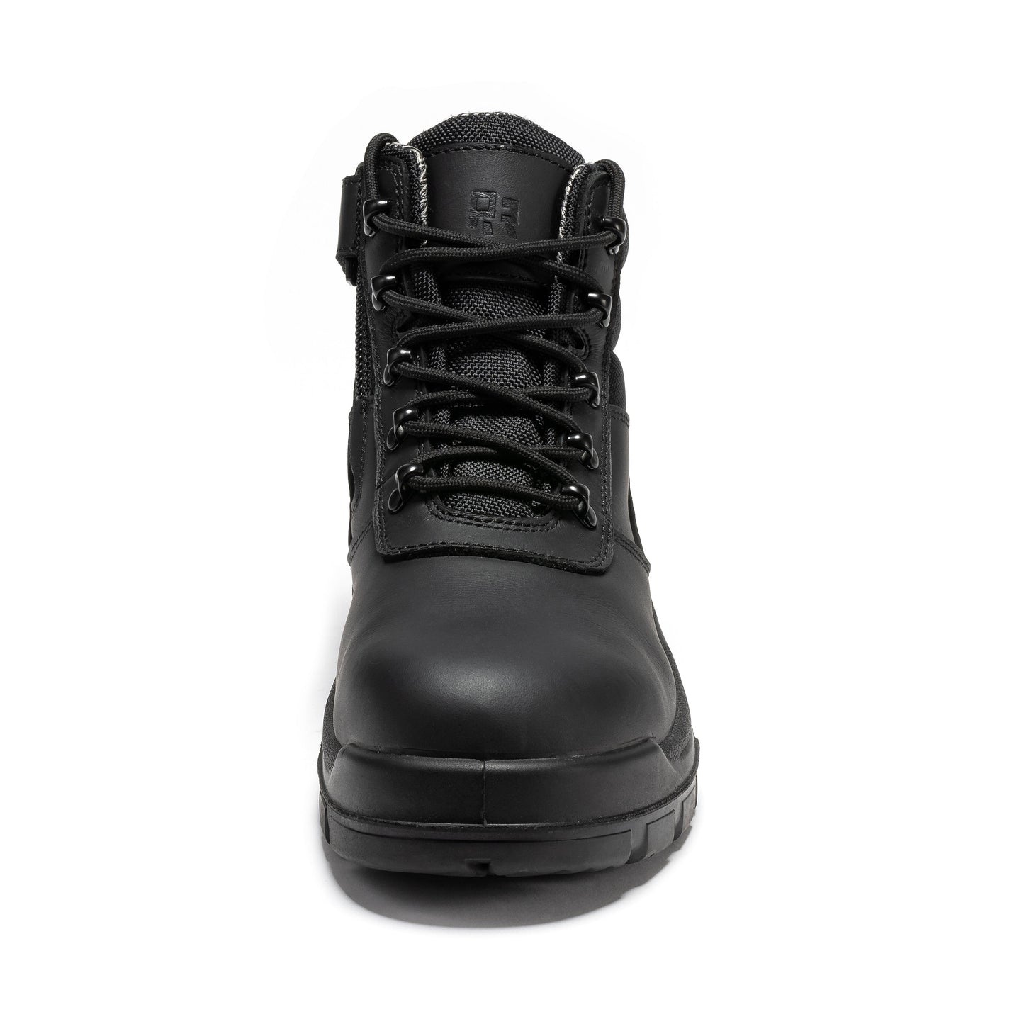 Avalon Black 6 Inch Zip-sided Composite Toe Leather Work Boots ROCKROOSTER