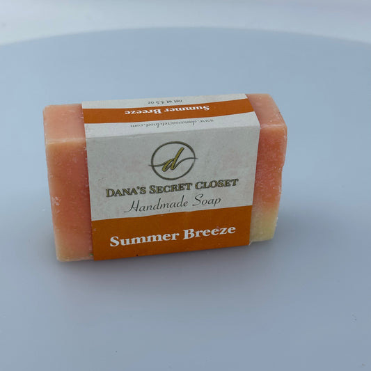 Lye Soap Dark Chocolate Mint Summer Breeze