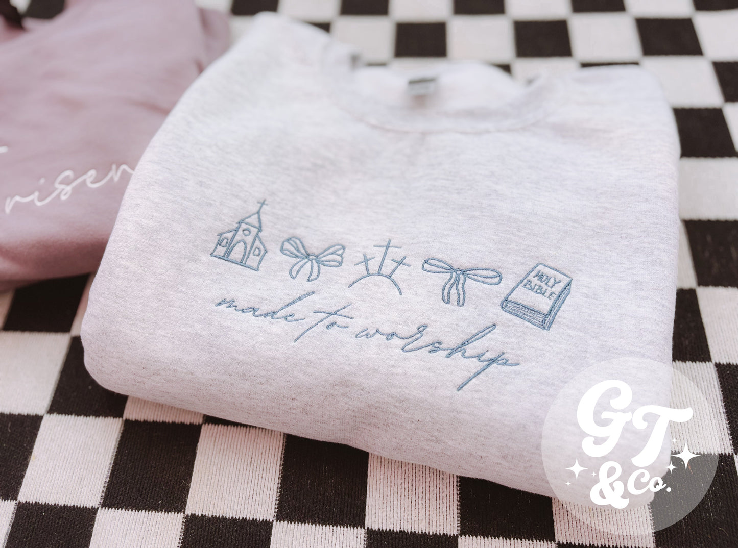 Made To Worship Embroidered Crewneck *MADE TO ORDER 10-15 BIZ DAYS*